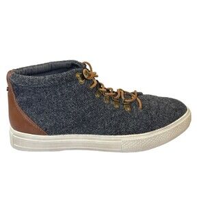 Band of Gypsies Dove Wool Blend High Top Sneakers Size 10 Gray Brown NEW
